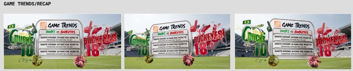 Game trends and recap